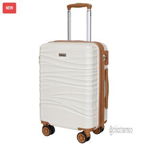 21" Expandable Hardshell Carry-On Luggage with TSA Lock & Spinner Wheels